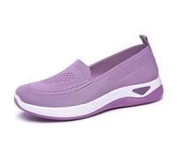 Slip On Sneakers - Zapatillas deportivas para mujer, sin cordones, para caminar, fitness, gimnasio, ocio, cómodas, ligeras, para diabéticos, suela de goma antideslizante, transpirables