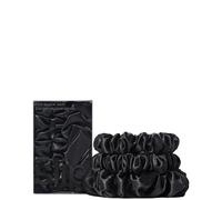 Slip Pure Silk Back To Basics Assorted Scrunchie Set (Various Colours) - Negro