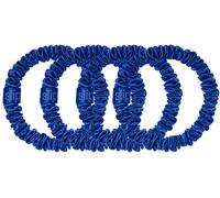 Slip - Pure Silk Skinny Scrunchies - Coleteros de seda royal blue 4 St.