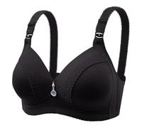 Slip Sexy Travieso Hot Women's Anti Sagging Brazos for Senior Women Correcting Bra Breathable Bras Bustier para, Le Noir, E