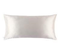 Slip Silk - Funda de cojín (seda, 40 x 80 cm), color blanco