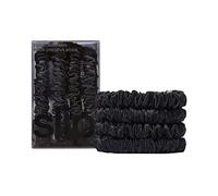 Slip - Pure Silk Skinny Scrunchies - Coleteros de seda black 4 St.