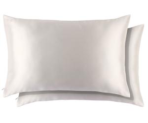Slip - slip pure silk queen pillowcase duo - white - Fundas de cojín de seda 2 St.
