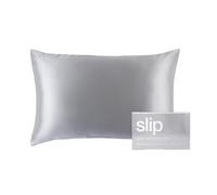 SLIP Slipsilk - Funda de Almohada de Seda de 22 Momme, tamaño Queen, Color Plateado