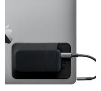 Slipdrive - Funda portátil para Disco Duro para Laptop, Unidad de Estado sólido SSD, Adhesivo Reutilizable, Funda de Transporte para Disco Duro Externo, Bolsa de Bolsillo (pequeña, Negra)