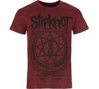 Slipknot Blurry Unisex Camiseta Rojo 100% algodón Regular