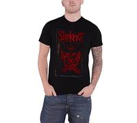 Slipknot Camiseta de Efecto Muerto para Hombre, Negro, XL