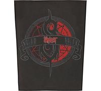 Slipknot - Slipknot Crest Unisex Parche Espalda Negro/Rojo/gris 95% Algodón, 5% Poliéster