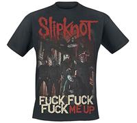 Slipknot Fuck Me Up Hombre Camiseta Negro XXL 100% algodón Regular