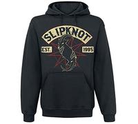 Slipknot Iowa Des Moines Hombre Sudadera con Capucha Negro L 80% algodón, 20% poliéster Regular