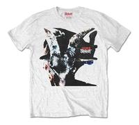 Slipknot 'Iowa Goat Shadow' (Blanco) Camiseta - ¡NUEVO Y OFICIAL