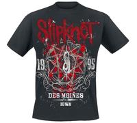 Slipknot Iowa Star Hombre Camiseta Negro XXL, 100% algodón, Regular