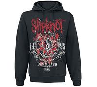 Slipknot Iowa Star Hombre Sudadera con Capucha Negro 80% algodón, 20% poliéster Regular