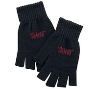 Slipknot Logo Unisex Guantes sin dedos Negro 95% Polyacrílico,5% Elastán Regular