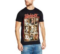 Slipknot Whiskey - Camiseta manga corta New Masks para hombre - Negro - Talla L