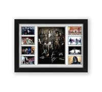 Slipknot - Póster firmado - Edición Limitada Autógrafo Fan Gift - Mercancía coleccionable (enmarcado A4 (30 x 21 cm)