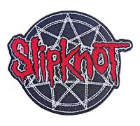 Slipknot - Red Logo Over Nonogram [WOVEN PATCH]