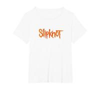 Slipknot - Rueda Oficial Camiseta, Mujer Tallas Grandes, Blanco, 4XL Grande