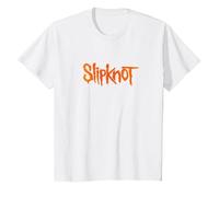 Slipknot - Rueda Oficial Camiseta, Niños, Blanco, 8 años