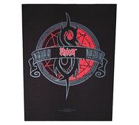 Slipknot - Slipknot Crest Unisex Parche Espalda Negro/Rojo/gris 95% Algodón, 5% Poliéster