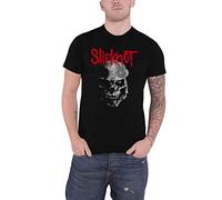 Slipknot T Shirt Gray Chapter Skull Band Logo Nuevo Oficial De Los Hombres Negro Size M