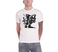 Slipknot Whiskey Camiseta Iowa Goat Shadow Band Logo – Oficial, Blanco, Talla S