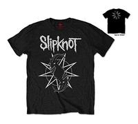 Slipknot - T-Shirt # L Black Unisex # Goat Star Logo