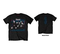 Slipknot Camiseta de manga corta WANYK Glitch Group Unisex Black M