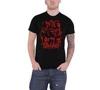 Slipknot - T-Shirt # M Unisex Black # Wanyk Red Patch