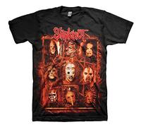 Slipknot - T-Shirt # S Black Unisex # Rusty Face