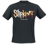 Slipknot The End, So Far Logo Hombre Camiseta Negro 100% algodón Regular