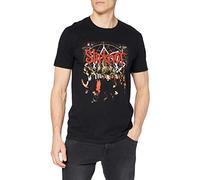 Slipknot Waves Camiseta Manga Corta, Negro, S para Hombre