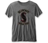 Slipknot World Tour Burnout con licencia Camiseta hombre