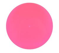 Slipmat acrílico para plato giratorio de 12 pulgadas, base antideslizante para tocadiscos, diseño transparente azul y rosa, compatible con reproductores de vinilo y decks DJ