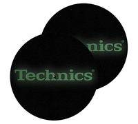 Slipmat Technics amarillo Glowing Script doble Pack