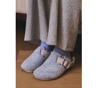 Slipper abierta con hebilla para mujer | MIMA-NV 39 AZUL