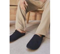 Slipper abierta en piel con forro interior para hombre | NAPOLI 39 MARINO