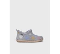 Slipper abotinada para mujer en fieltro | DUNA-CP 38 GRIS