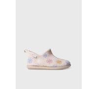 Slipper abotinada para mujer en fieltro | DUNA-CP 40 CRUDO