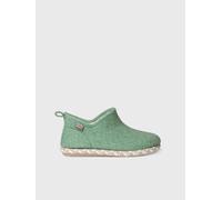Slipper abotinada para mujer en fieltro | DUNA-FP 36 MENTA