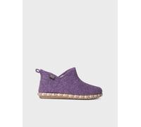 Slipper abotinada para mujer en fieltro | DUNA-FP 36 MORADO