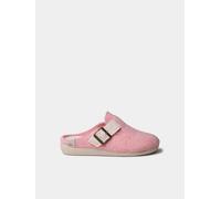 Slipper de mujer tipo zueco con hebilla en fieltro reciclado | MIMA-FR 41 ROSA