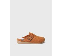 Slipper de mujer tipo zueco con hebilla | MIMA-FP 35 NARANJA