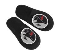 Slippers B-1B Lancer Portátil Plush Shoes Peluche Confort Pantuflas Para Viaje Hogar Spa M