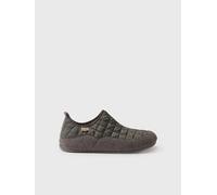 Zapatilla de casa para Hombre Hecha en Fieltro y Tejido - Nil-UM Caqui, 43 EU.