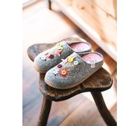 Slippers para mujer en fieltro con flores - DELI-EF - SILVESTRE - 39