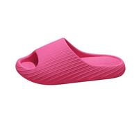 Slippers Para Mujeres Home, Zapatos de Verano Mujer Cómodo Elegante Slip-On Chanclas de Baño a Rayas Suela Gruesa Pies Comfortables Sandalias Casuales Secado Rápido Resistente a la Abrasión Zapatos de