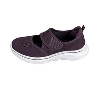 Slippers Womens Wide Fit Diabetic Shoes Slip On Adjustable Strap Light Weight Cozy Arthritis Orthopedic Walking Shoes for Swollen Feet Elderly Size