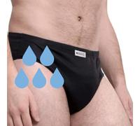 SliPss - Calzoncillo para la Incontinencia Urinaria - Talla XXL - Color Negro - Absorción Media hasta 300ml - Equivalente a 1 Pañal Desechable - Lavable y Reutilizable - Discreto y Cómodo - 1 Unidad