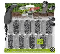 Slipstick GorillaOutdoor - Almohadillas para patas de muebles bereberes con funda transparente (paquete de 16) deslizadores impermeables para muebles de exterior para patas rectangulares grandes